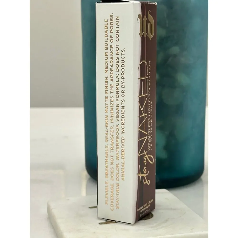 Urban Decay Stay Naked Foundation 90WR Deep Warm Red Matte 1oz New Discontinued